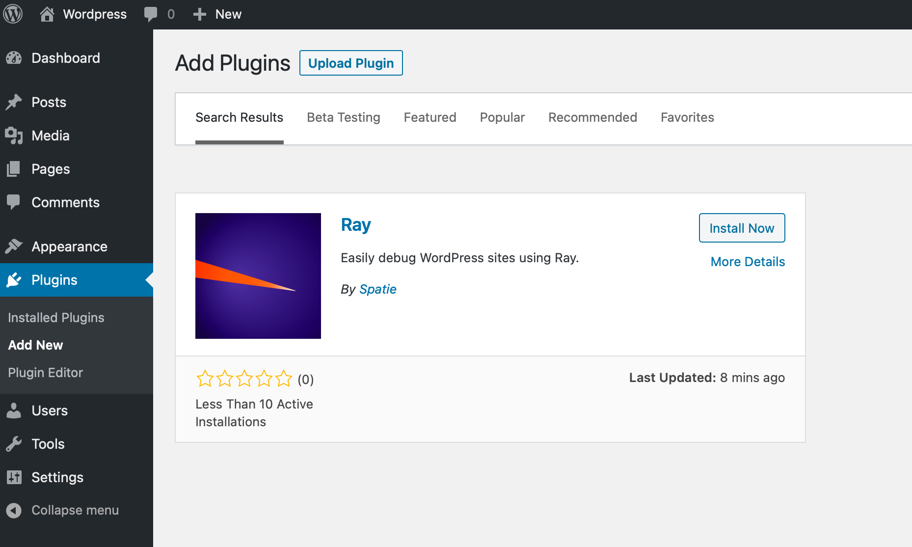 Ray loves WordPress